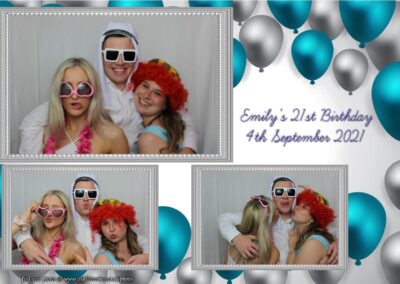 Photobooth hire Southampton Emilys 21st Birthday 85