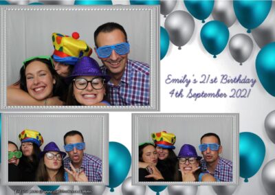 Photobooth hire Southampton Emilys 21st Birthday 87