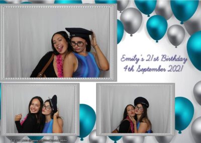 Photobooth hire Southampton Emilys 21st Birthday 9