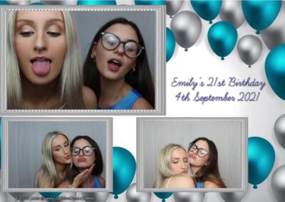 Photobooth hire Southampton Emilys 21st Birthday 92
