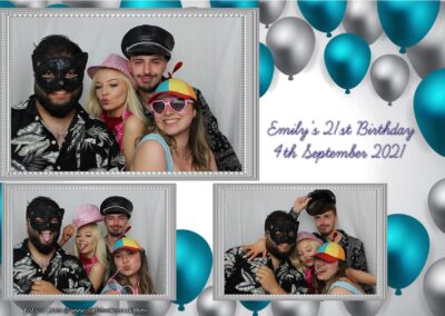 Photobooth hire Southampton Emilys 21st Birthday 97