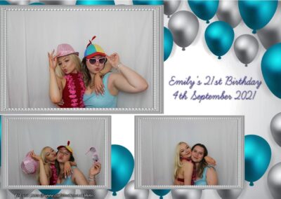 Photobooth hire Southampton Emilys 21st Birthday 98