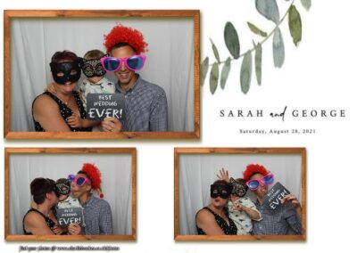 Sarah and George Photo booth photos aug 21 20