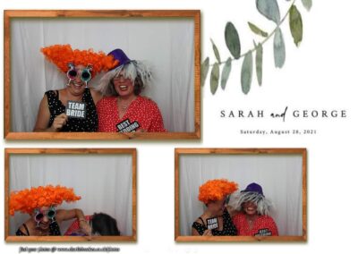 Sarah and George Photo booth photos aug 21 21