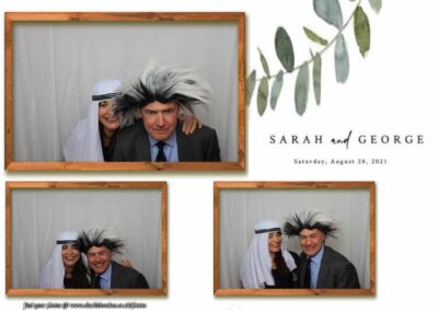 Sarah and George Photo booth photos aug 21 22