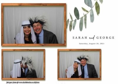Sarah and George Photo booth photos aug 21 23