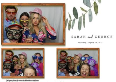Sarah and George Photo booth photos aug 21 24