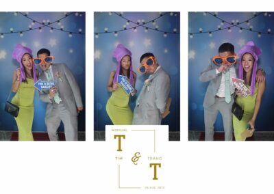 Wedding photobooth booth photos Tim and Trang 10