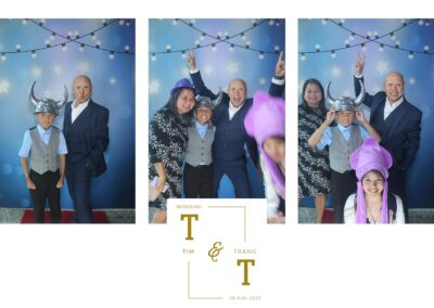 Wedding photobooth booth photos Tim and Trang 2