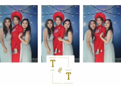 Wedding photobooth booth photos Tim and Trang 4